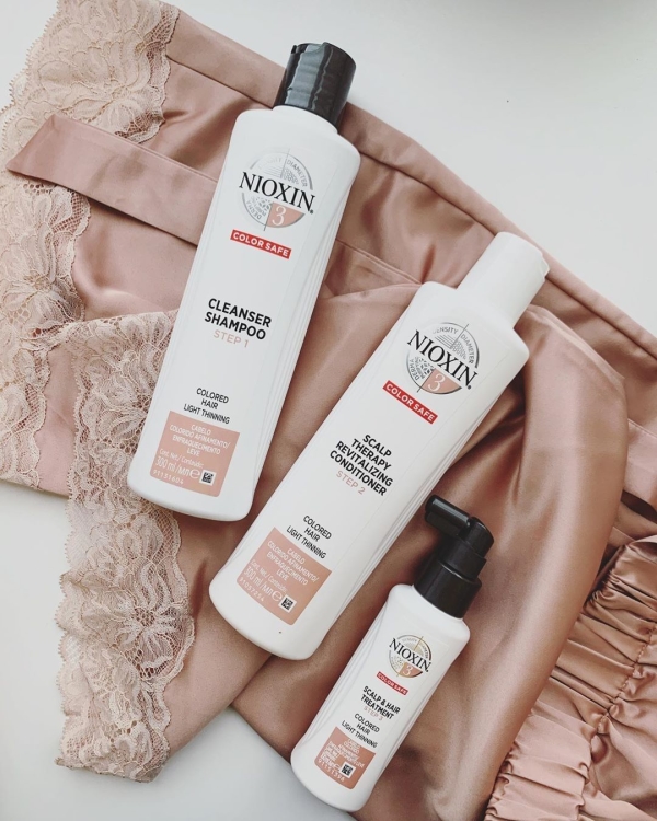 Nioxin Набор Система 3 для окрашенных волос с тенденцией к истончению: Шампунь + Кондиционер + Маска для кожи головы, 150 мл + 150 мл + 50 мл